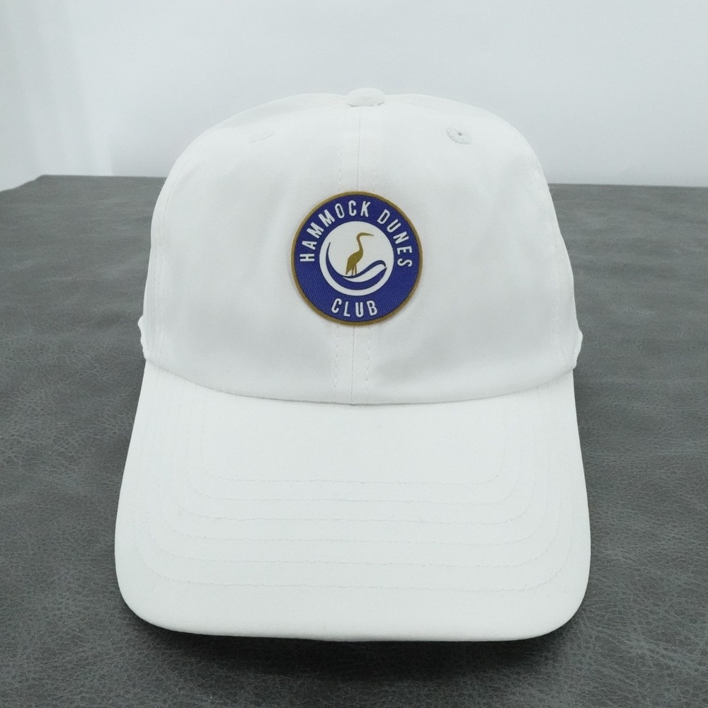 Hammock Dunes Club Hat Cap Mens Adjustable White American Needle Golf